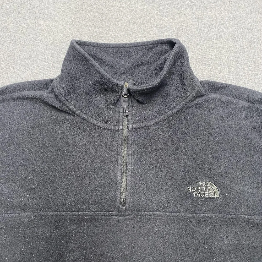 North Face Pullover Mens Small Fleece Quarter Zip Outdoor Hiking Sweater‎